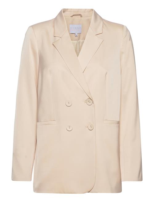 Coster Copenhagen Blazer With Slit And Buttons Cream Coster Copenhagen