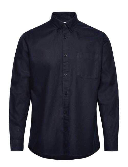 Selected Homme Slhregsten Shirt Ls W Selected Homme Navy - Skjorter - Tøj  til mænd (30345034)