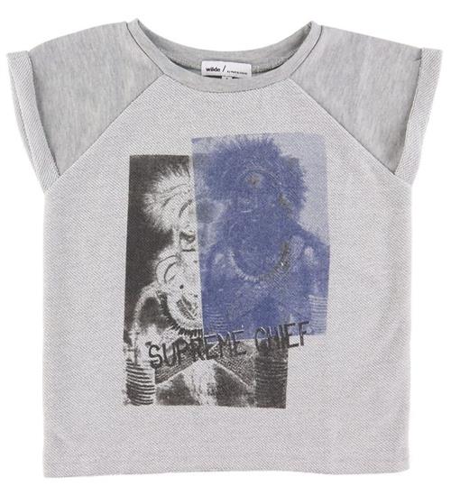 Hust and Claire Hust and Claire T-shirt - Wilde - Grå m. Print