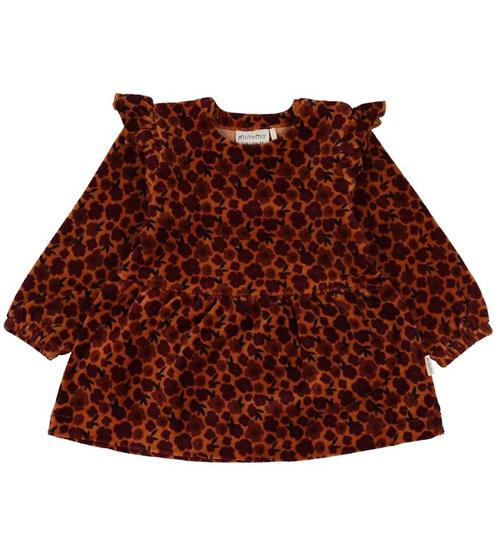 Minymo Minymo Kjole - Velour - Pumkin Spice