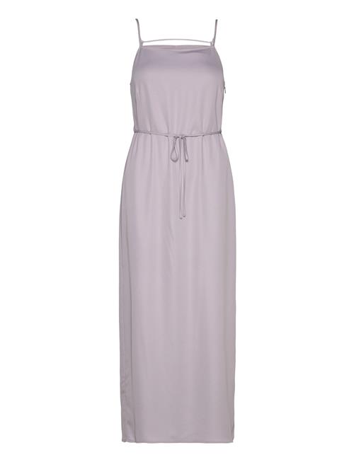 Calvin Klein Recycled Cdc Midi Slip Dress Purple Calvin Klein