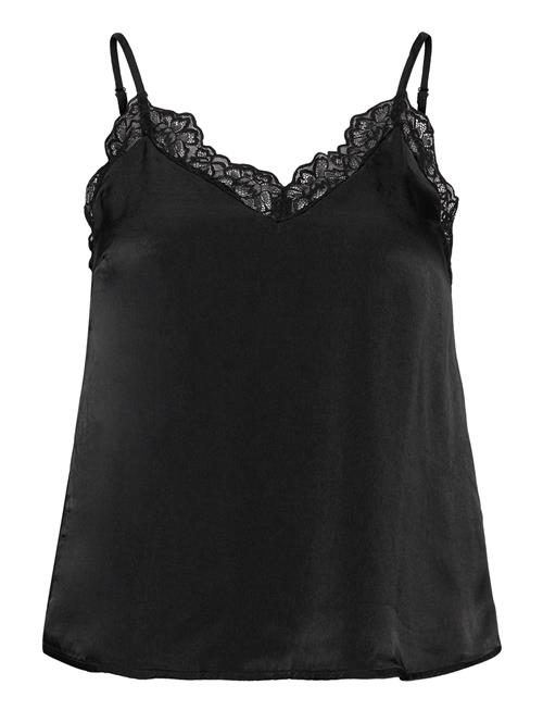 Body Hugging High Neck Top Black